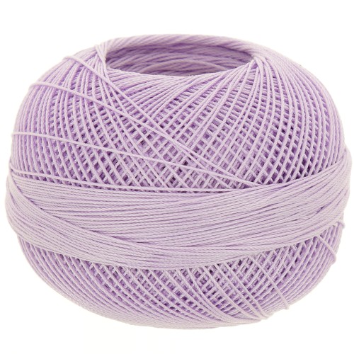 Cotton yarn Lizbeth size 20 - Light Purple Iris n°646 x192m