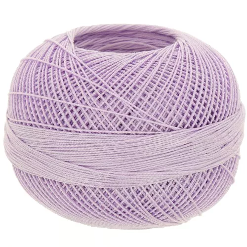 Cotton yarn Lizbeth size 20 - Light Purple Iris n°646 x192m