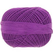 Cotton yarn Lizbeth size 20 - Dark Grape n°645 x192m