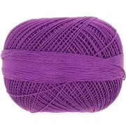 Cotton yarn Lizbeth size 20 - Dark Grape n°645 x192m