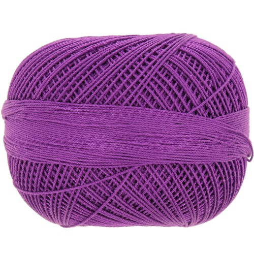Cotton yarn Lizbeth size 20 - Dark Grape n°645 x192m