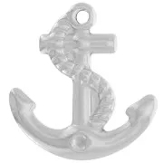 30x28.5mm 304L stainless steel anchor pendant for 2.2mm cabochon x1