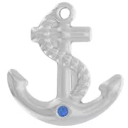 30x28.5mm 304L stainless steel anchor pendant for 2.2mm cabochon x1