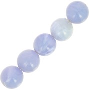 6mm Transparent resin bead - Marbled glacier grey x20