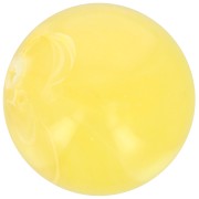 12mm Transparent resin bead - Light yellow marbled x6|raw }}