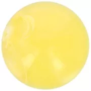 Light yellow - 12mm Transparent resin bead - Light yellow marbled x6 12mm Transparent resin bead - Light yellow marbled x6