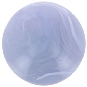14mm Round transparent resin cabochon - Marbled glacier grey x1|raw }}