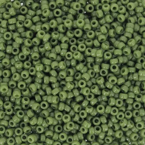 Miyuki Seed Beads 15/0 501 - Opaque Avocado x8g