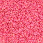 Miyuki Seed Beads 15/0 407FR - Mat Opaque Vermillion Red AB x8g