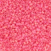 Miyuki Seed Beads 15/0 407FR - Mat Opaque Vermillion Red AB x8g