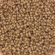 Miyuki Seed Beads 15/0 1882 - Dark Topaz Gold Luster x8g