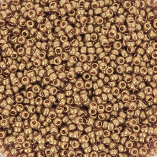 Miyuki Seed Beads 15/0 1882 - Dark Topaz Gold Luster x8g