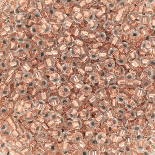 Miyuki Seed beads 11/0 197 - Crystal Copper Lined x8g