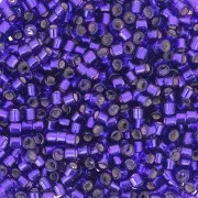 Miyuki Delica 10/0 DBM0610 - Dyed Silver Lined Dark Violet x8g