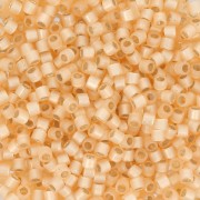 Miyuki Delica 10/0 DBM0621 - Dyed Light Apricot Silver Lined Alabaster x8g