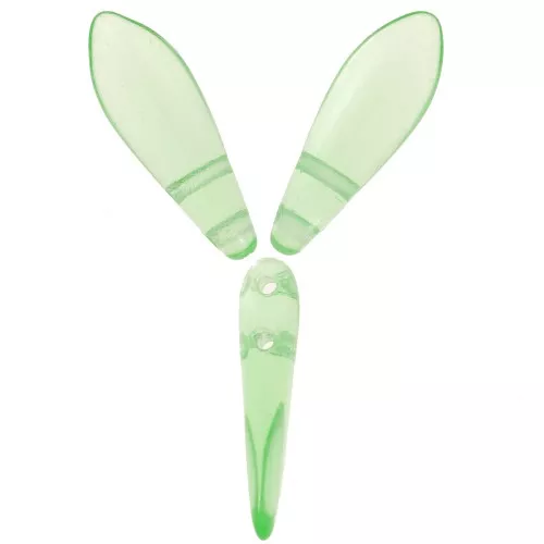 5x16mm Glass Dagger - Péridot x50
