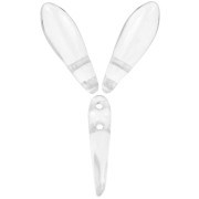 5x16mm Glass Dagger - Crystal x50