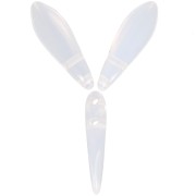 5x16mm Glass Dagger - Milky White x50|raw }}