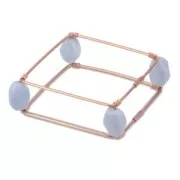 Crimp connector tubes for large wires - Silver anti-tarnish x50