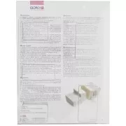 Set of 5 soap molds - Rectangle - Transparent x1