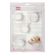 Set of 5 soap molds - Decagon and oval - Transparent x1