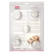 Set of 5 soap molds - Round - Transparent x1