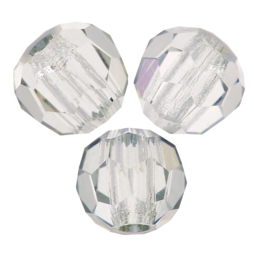 3mm Preciosa round faceted beads - Round Bead - Crystal Lagoon x20
