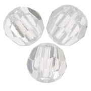 3mm Preciosa round faceted beads - Round Bead - Crystal Argent Flare x20|raw }}