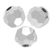 3mm Preciosa round faceted beads - Round Bead - Crystal Labrador Full x20