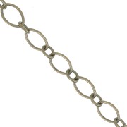 Chain  5mm bronze tone x1m