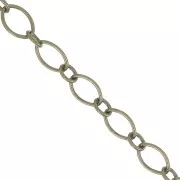 Chain  5mm bronze tone x1m