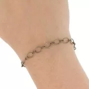 Chain  5mm bronze tone x1m