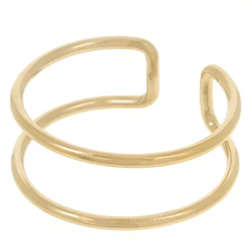 Double adjustable ring - Size 54 to 57 - Gold filled x1