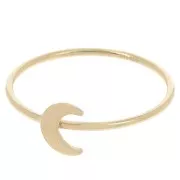 Moon ring - Size 54 - Gold filled x1