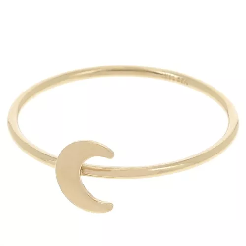 Moon ring - Size 51 - Gold filled x1
