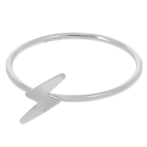 925 Sterling silver Flash ring - Size 49 x1