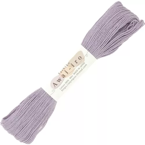 Embroidery thread for Japanese Sashiko technique - Olympus - Mauve x40m
