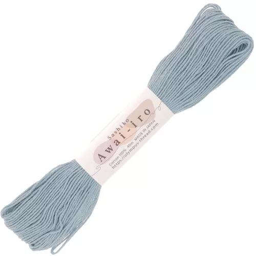 Japanese Sashiko embroidery thread - Olympus - Smoked blue x40m