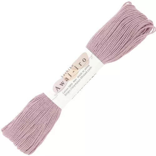 Embroidery thread for Japanese Sashiko technique - Olympus - Powder pink x40m