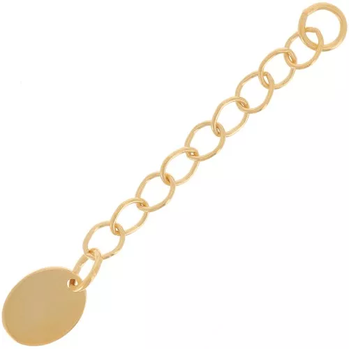 35mm extension chain with charm marked 1/20 14K - Gold filled x1