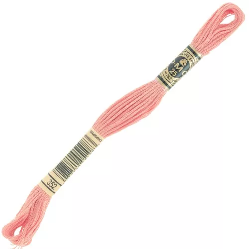Embroidery thread DMC Mouliné Spécial 117 MC - Salmon (352) x8m