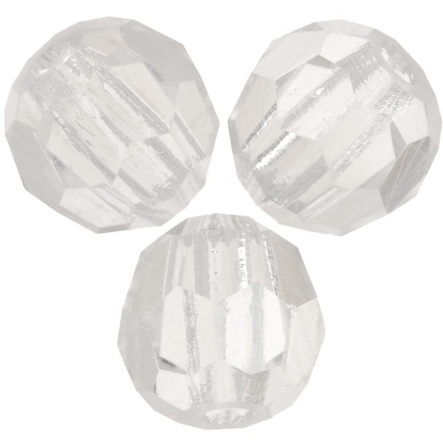 4mm Preciosa round faceted beads - Round Bead - Crystal Argent Flare x20