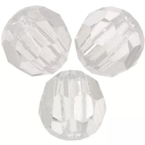 4mm Preciosa round faceted beads - Round Bead - Crystal Argent Flare x20