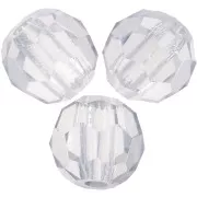 4mm Preciosa round faceted beads - Round Bead - Crystal Lagoon x20