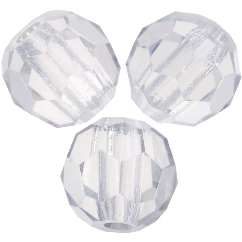 4mm Preciosa round faceted beads - Round Bead - Crystal Lagoon x20