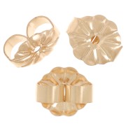 6x5mm Earring back for earstuds - Gold Filled x6