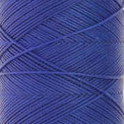 0.6mm Slam Cord waxed polyester flat yarn for micro macramé - Royal Blue x100m