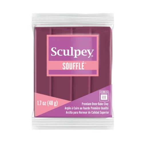 Sculpey Soufflé clay 48 gr - Cabernet (n°6028) x1