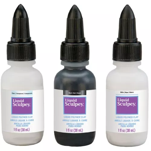 Sculpey liquid polymer clay - Basic colors x3