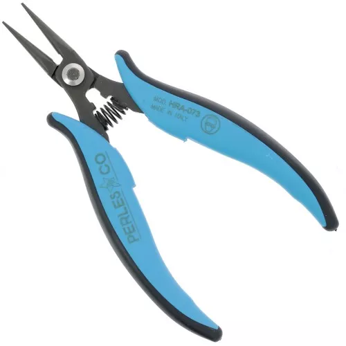 15.5cm Round spring pliers - ergonomic handle by Perles & Co x1